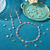 28Pcs 7 Colors Brass Pave Cubic Zirconia Heart Links Connector Charms KK-TA0003-47-7