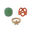 Zinc Alloy Finger Rings Set WG21422-01-5