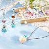 DIY Glass Pendant Making Kits DIY-CA0001-38-5