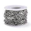 Tarnish Resistant 304 Stainless Steel Cable Chains CHS-D033-05P-02-3