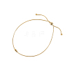 304 Stainless Steel Round Beaded Round Snake Chains Slider Bracelet for Women BJEW-A26-03-24-4-3