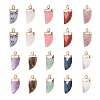 10Pcs 10 Style Natural Gemstone Pendants G-LS0002-14-2