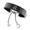 Constellation Adjustable Polyester &  Stainless Steel Bracelets PW-WG542AF-12-1