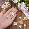 12Pcs 2 Styles Brass Pendants KK-HS0015-52-3
