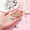 30Pcs Cat Printed Alloy Pendants ENAM-CJ0005-57-4