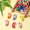 20Pcs Spray Painted Alloy Push Gate Snap Keychain Clasp Findings FIND-YW0001-74-6