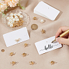 15Pcs ABS Imitation Pearl Ear Nuts FIND-PH0028-54-3