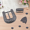 1Pc Belt Alloy Buckle Sets FIND-GF0008-76B-7