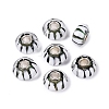 Handmade Lampwork & Brass Core European Beads LAMP-N044-01S-01-1