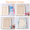 Olycraft DIY Ocean Theme Photo Frame Making Kit DIY-OC0010-13-4