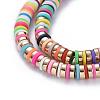 Heishi Beads Stretch Bracelets & Necklaces Sets SJEW-JS01103-01-2