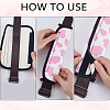 Cow Pattern Nylon Car Safety Belt Cover AJEW-WH20006-70C-5