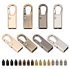 WADORN 8Sets 4 Colors Zinc Alloy Hardware Bag Lock Accessories FIND-WR0004-70-1