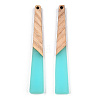 Translucent Resin & Ash Wood Big Pendants RESI-TAC0017-46-B01-2