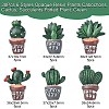 30Pcs 6 Styles Opaque Resin Plants Cabochons CRES-CJ0001-55-2