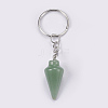 Natural Green Aventurine Keychain KEYC-P041-A011-2