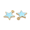 Alloy Enamel Pendants ENAM-C005-01G-02-3