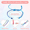 30Pcs 10 Color Nylon Bracelets Making BJEW-TAC0041-3