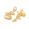 Brass Pendants KK-CBA2F11-21B-G-3