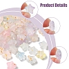 200Pcs Gradient Color Transparent Acrylic Beads MACR-FS0002-03-2