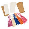 40Pcs 2 Colors Paper Blank Bookmarks AJEW-TA0003-12-2