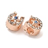 Alloy Rhinestone European Beads FIND-Q115-06RG-2