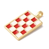 Brass Enamel Pendants KK-L216-009G-02-2