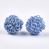 Spray Painted Eco-Friendly Iron Wire Beads X-IFIN-T009-09F-2