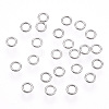 Non-Tarnish 304 Stainless Steel Open Jump Rings X-STAS-R065-45-1