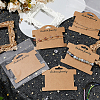 100Pcs Paper Bracelet Display Cards CDIS-WH0027-11B-02-4