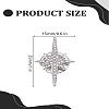 1Pc Star Alloy Rhinestone Lapel Pins JEWB-LP0004-17-2