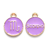 Alloy Enamel Pendants LS-ENAM-S124-01A-01L-1