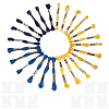 24 Skeins 3Bags 6-Ply Polyester Embroidery Floss OCOR-CY0003-42B-1