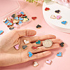 50Pcs Alloy Enamel Charms ENAM-TA0002-90-6
