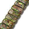 Synthetic Imperial Jasper Beads Strands G-Q050-A01-05-1