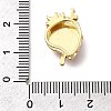 Brass Enamel Beads KK-Z125-18G-02-3