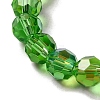Electroplate Transparent Glass Beads Strands EGLA-A035-T8mm-L11-3