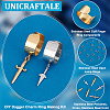 Unicraftale DIY Dagger Charm Ring Making Kit DIY-UN0004-64-5