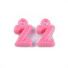 Opaque Acrylic Pendants X-MACR-S296-95-2