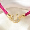Adjustable Nylon Cord Bracelets BJEW-C096-01G-21-2
