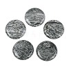 Natural Map Stone Pendants G-N361-04D-1