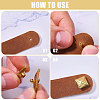 168 Sets 7 Styles Alloy Rivets Nails Set FIND-CA0010-77G-4