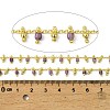 Handmade Brass Cube Link Chains CHC-L053-10G-05-2