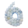 Natural Aquamarine Beads Strands G-B021-03A-3