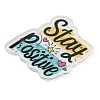 Motivational Quote Stay Positive Printed Acrylic Pendants MACR-K362-01B-2