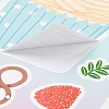 8Pcs PVC Self-Adhesive Stickers STIC-L001-05-3