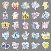 50Pcs Butterfly PET Stickers PW-WGABAA5-01-5