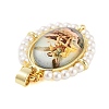 Rack Plating Brass Enamel Pendants X-KK-C056-07G-05-2