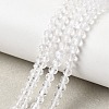 Natural Quartz Crystal Beads Strands G-H336-A11-02-1