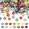 140Pcs 14 Colors 2-Hole Glass Seed Beads SEED-ME0001-07-1